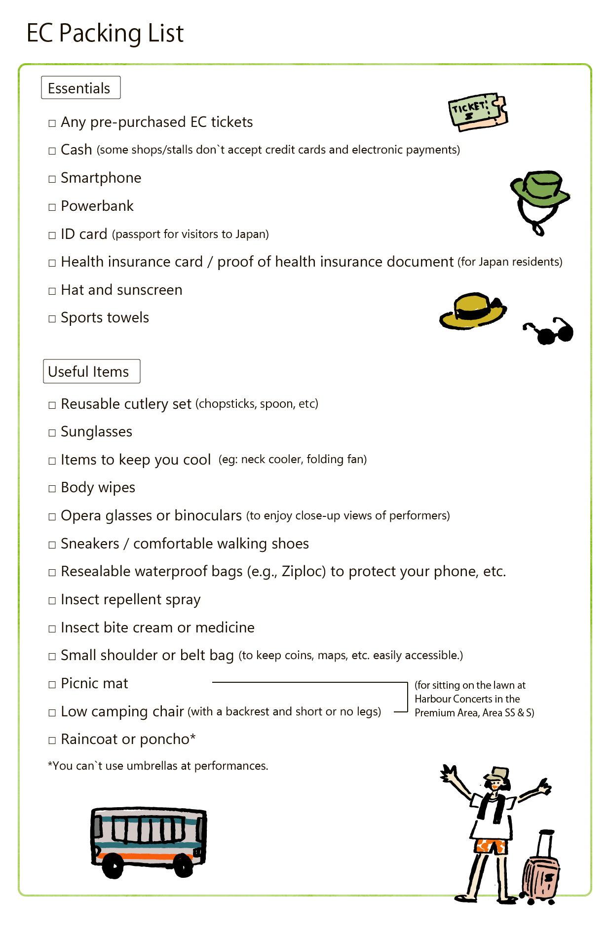 EC Packing List